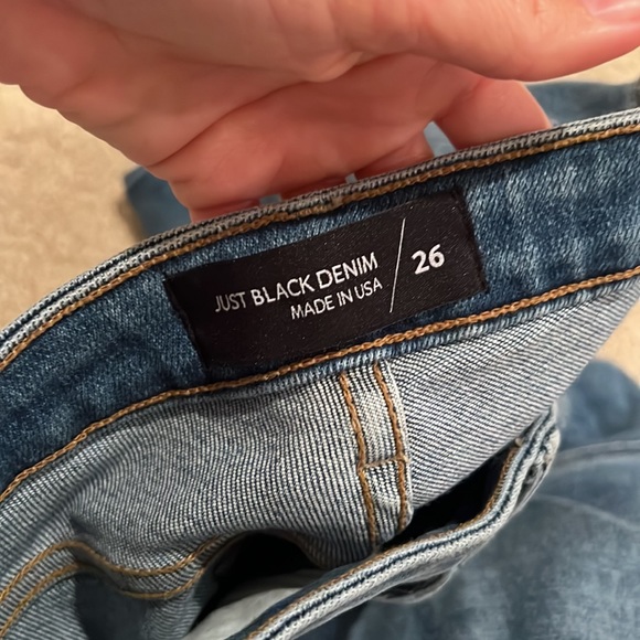 NWOT Just black denim sz 26 - Picture 5 of 5